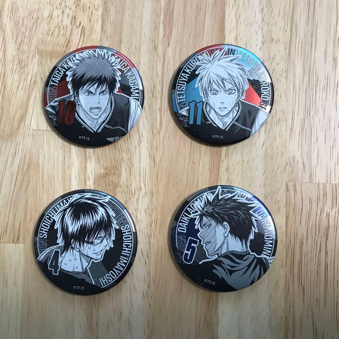黒子のバスケ』デコレクション缶バッジ12種中10種 - メルカリ