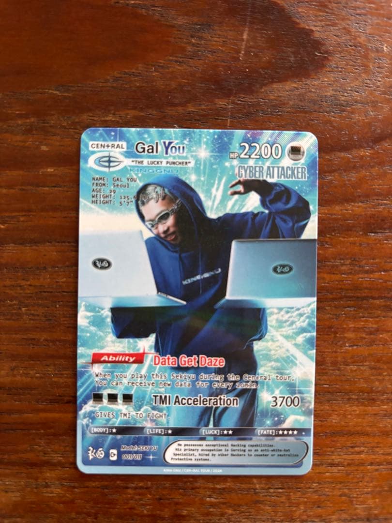 KING GNU CEN+RAL TOUR 2026 バッジ・カードセット - メルカリ