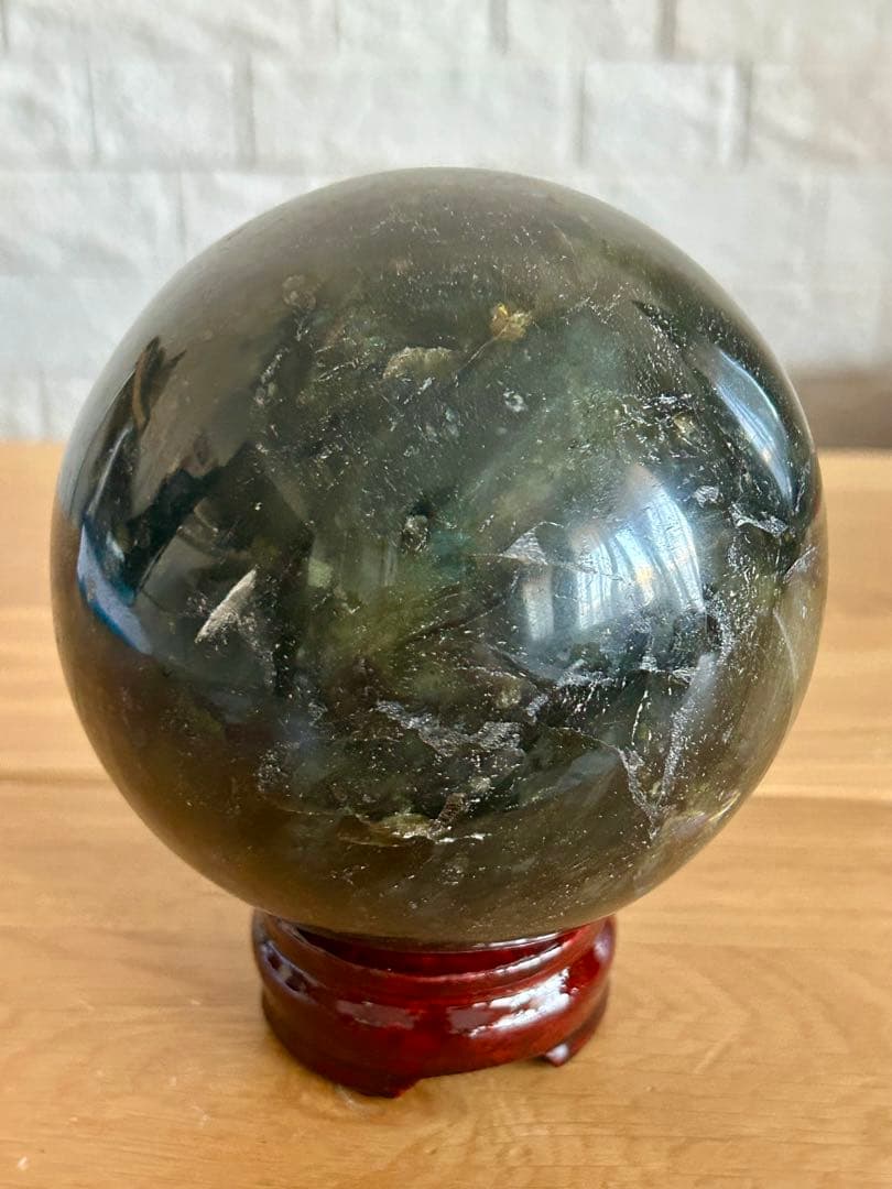 ラブラドライト 大玉 99.4mm スフィア 天然石 原石