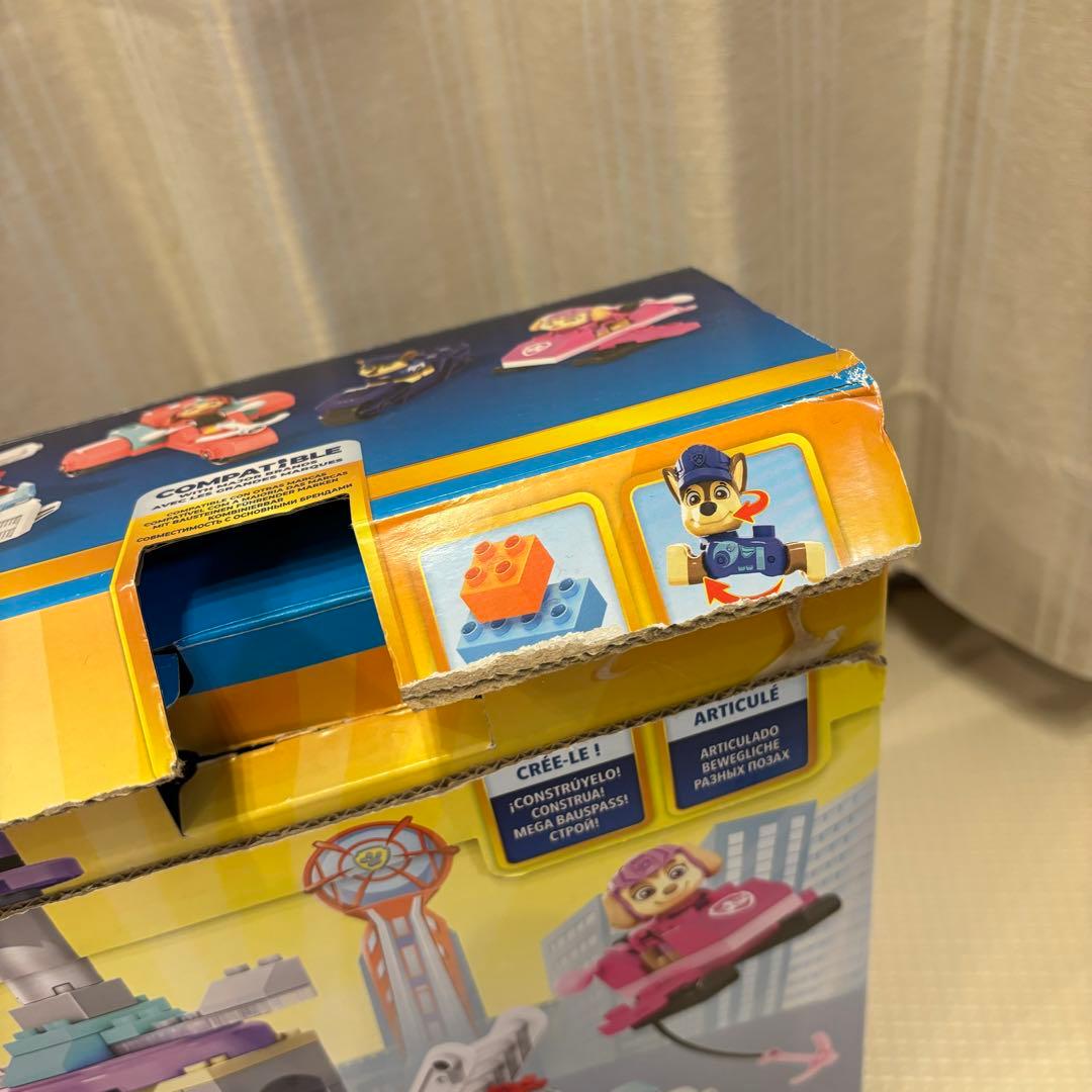 メガブロックパウパトロールザムービー まわる3階建てライバールタワー