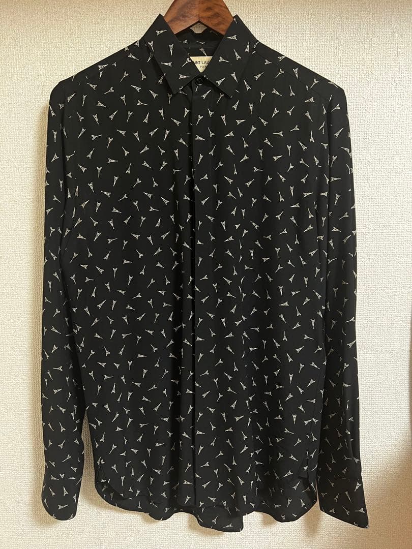 お値下げしました、九谷鏑木製糸巻き蝶盃-サンローラン シャツ