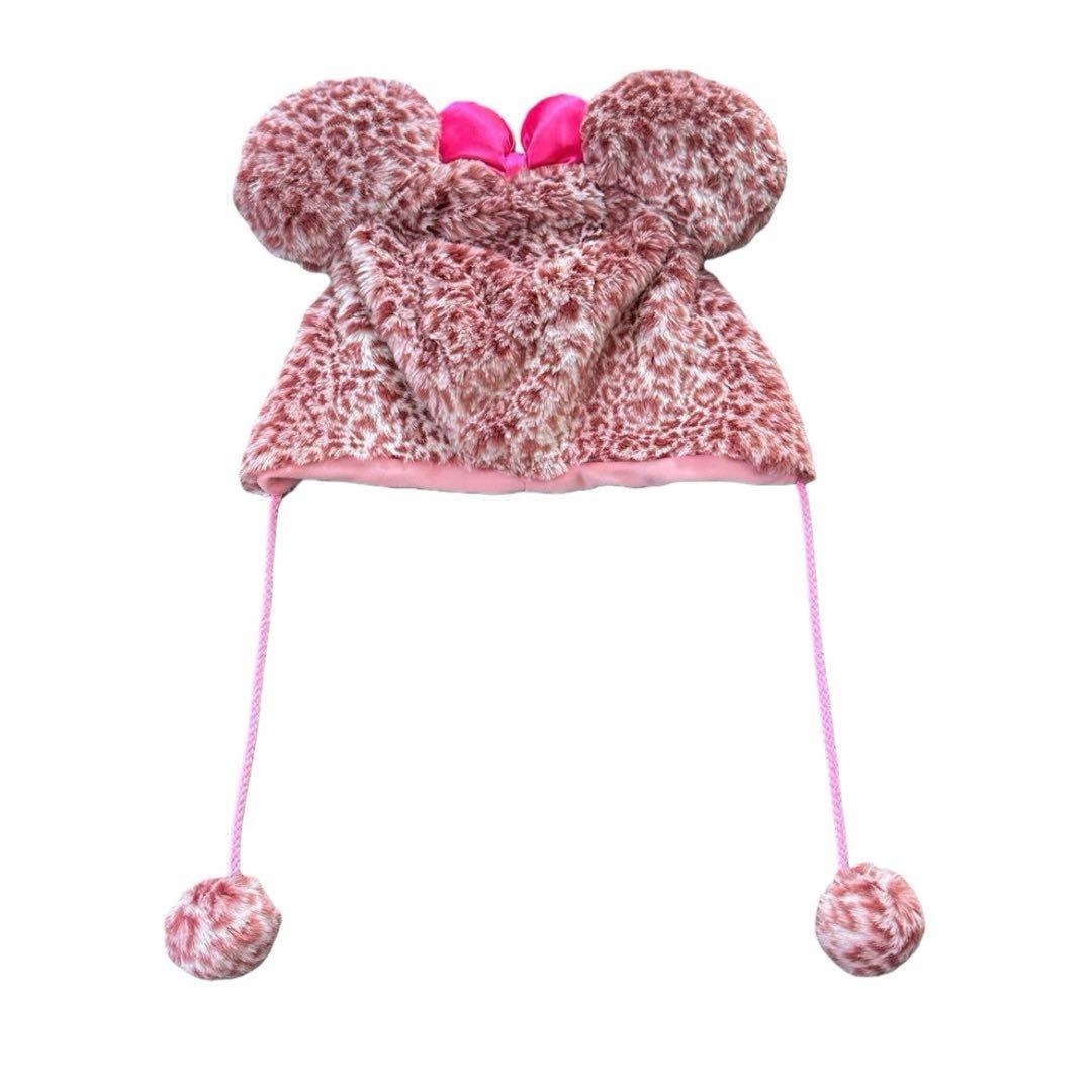 ディズニー ミニーちゃん ファンキャップ ヒョウ柄 ピンク - メルカリ
