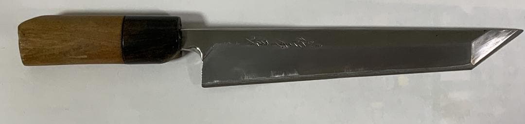 正千代 純日本鋼 正本系 鰻裂包丁　17.6Cm