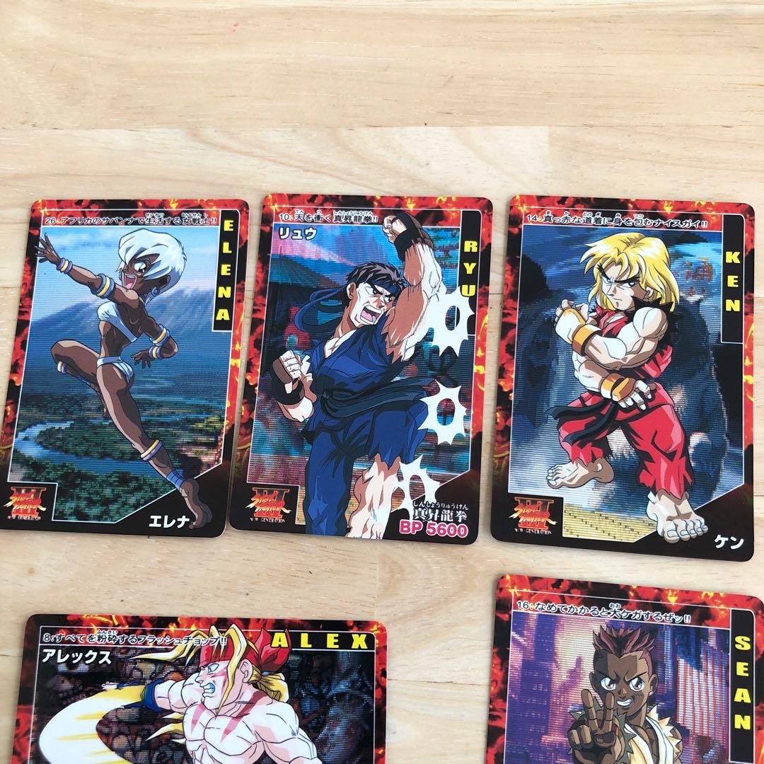 ストリートファイター3 カードダス キラ ノーマル16枚セット