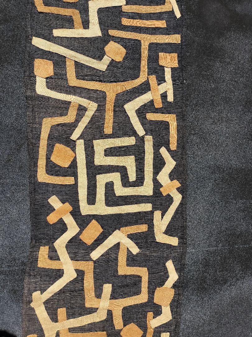 巨大　クバ布　アフリカ　民藝　3.3m