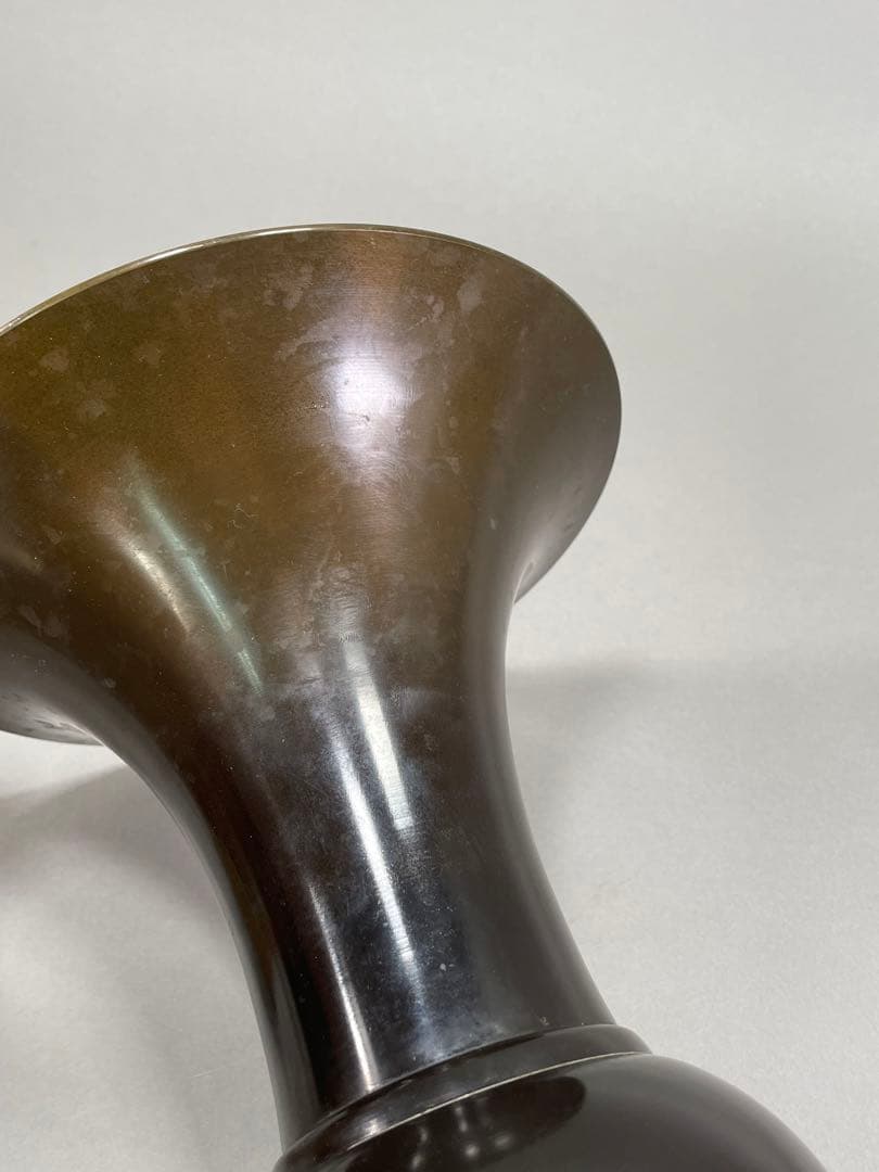 池坊 いけばな 銅鋳造 銅花器 - メルカリ