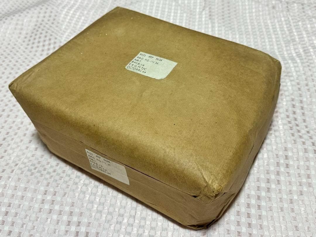 米軍 実物 地雷探知器用バッテリーバッグ 未開封 地雷探知機用バッグ