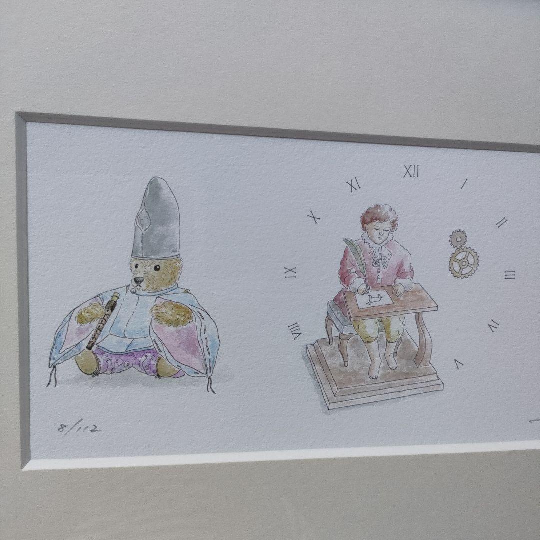 東儀秀樹　専用額入りイラスト　ジークレー版画　絵画　✦直筆サイン入り✦