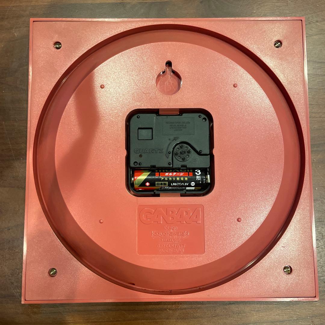 GANBARAウォールクロック ピンク 川崎和男 - メルカリ