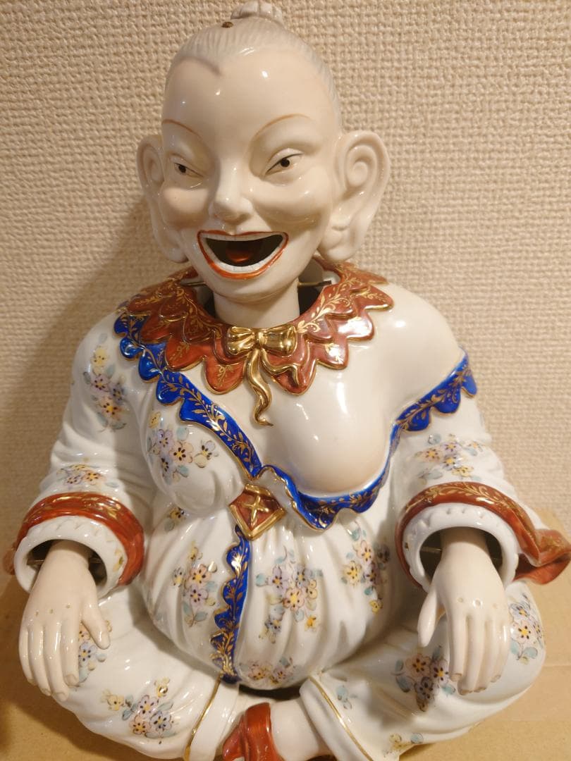 マイセン パゴダ人形 女性神 フィギリン 高さ29cm アンティーク 状態