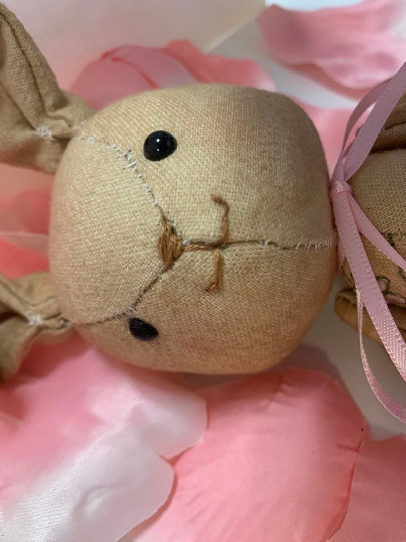アートドール✴︎milkypop✴︎ハンドメイド、素朴なうさぎChan