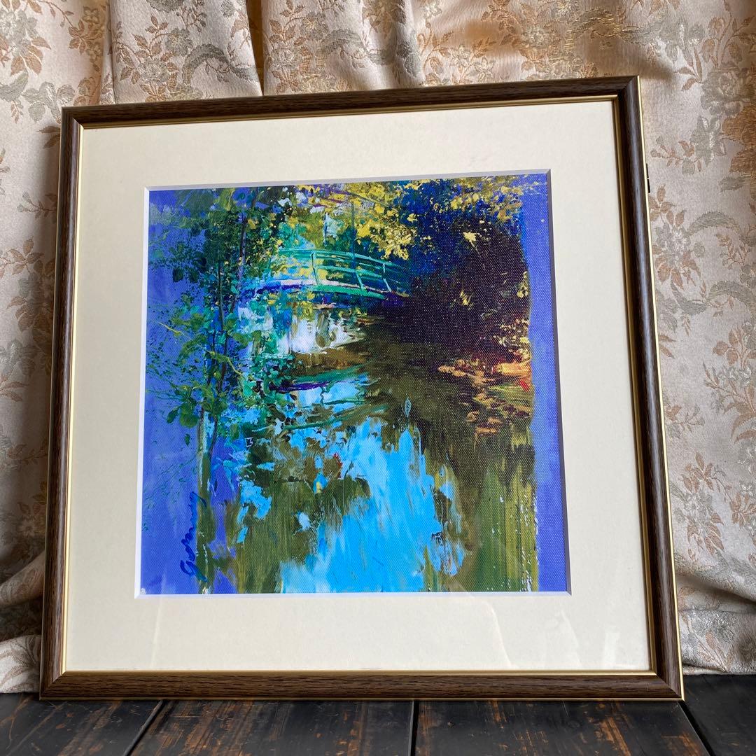 トレンツ リャド 緑の橋 額装品 - メルカリ
