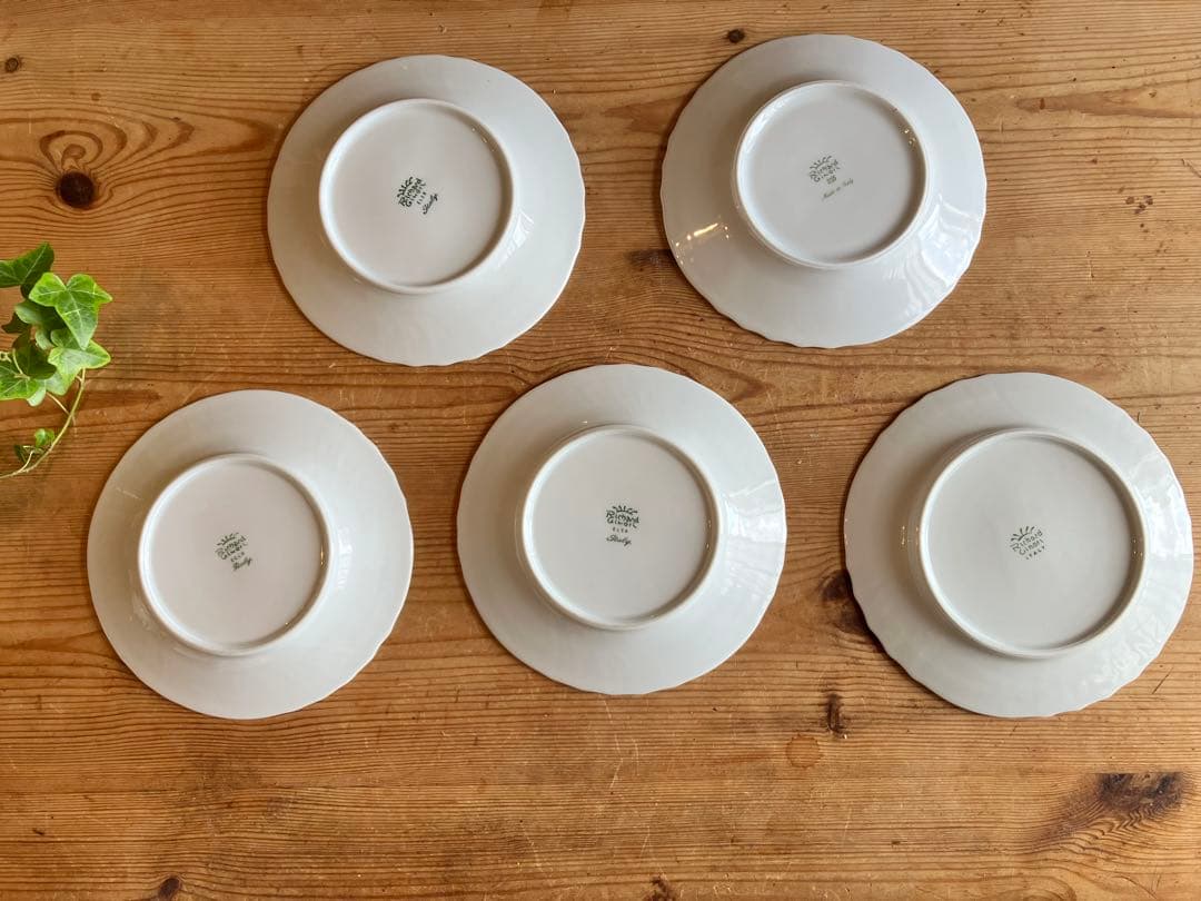 ジノリ ベッキオホワイト 17プレート×5 - メルカリ