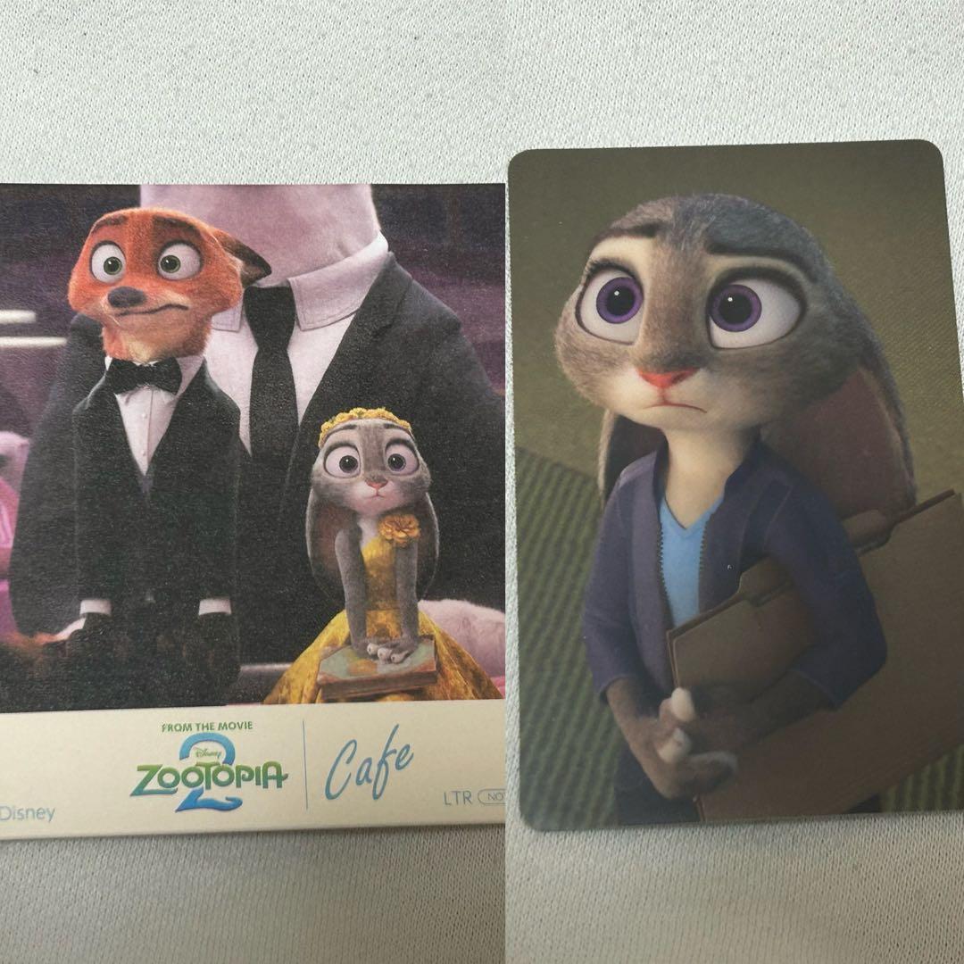 ズートピア カフェ特典 コースター トレカ - メルカリ