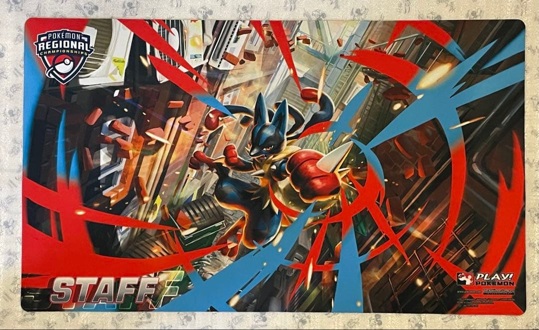 【STAFF】 メガルカリオ プレイマット ポケモンカード 公式品 a56bfd99da79673679cd0192f10f69