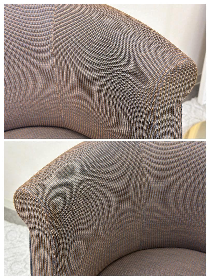 □Cassina ixc.□ゴードン アームチェア 1Pソファ ダークブラウン系