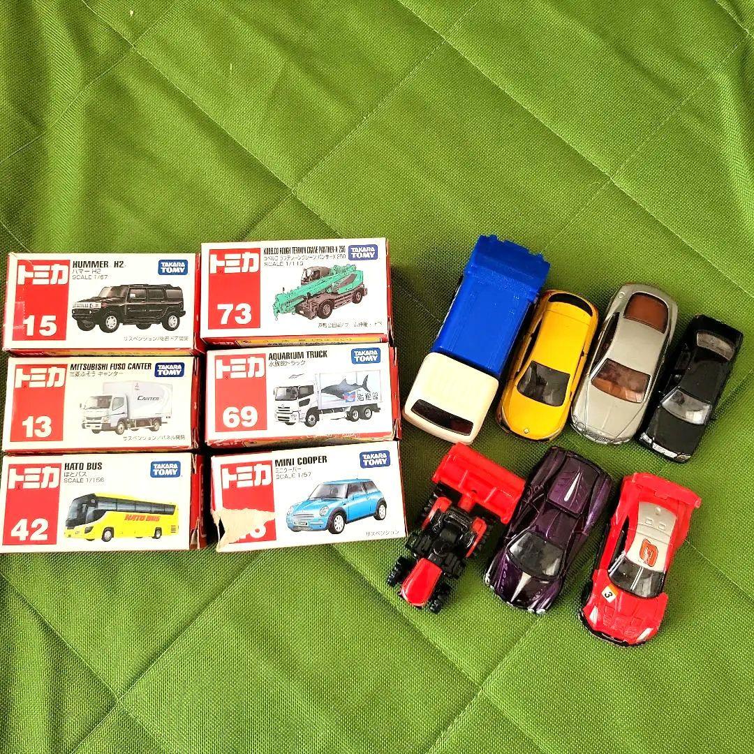 最終お値下げ トミカ他 13台まとめ売り ミニカー - メルカリ