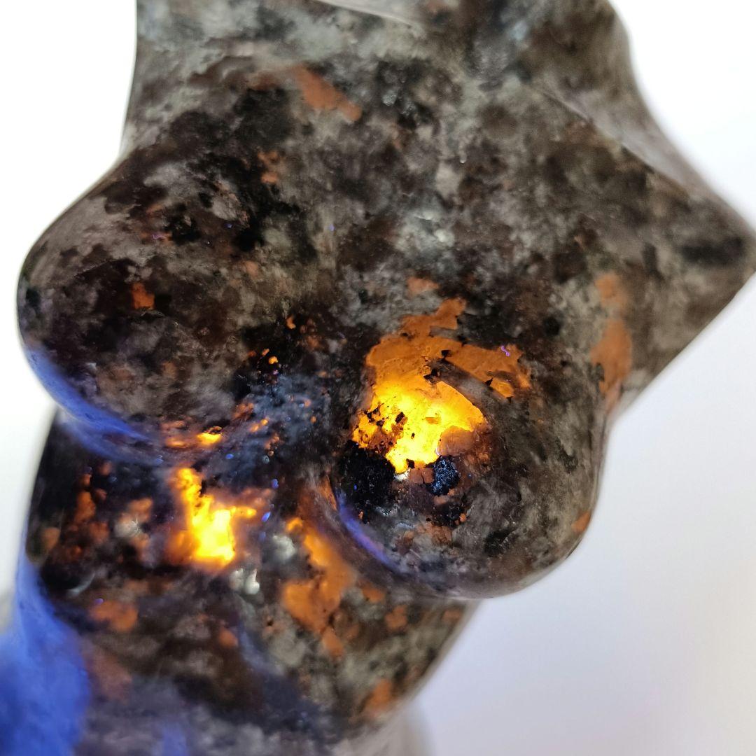 特大✨ ユーパーライト　女性像　モデル　トルソー　美女　天然石　裸婦像　置物