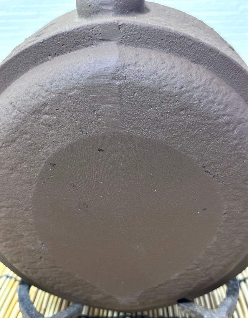 新品、未使用、付属品付 南部運南堂 鍋元 楓紋様 南部鉄瓶 南部鉄器