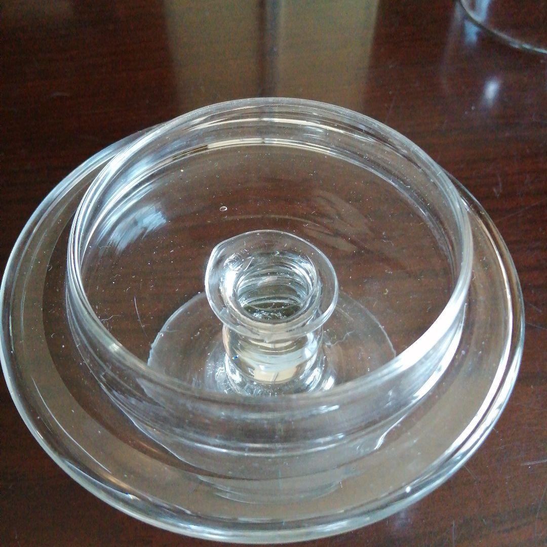 大正ガラス　ケーキスタンド　11.5cm　大正期