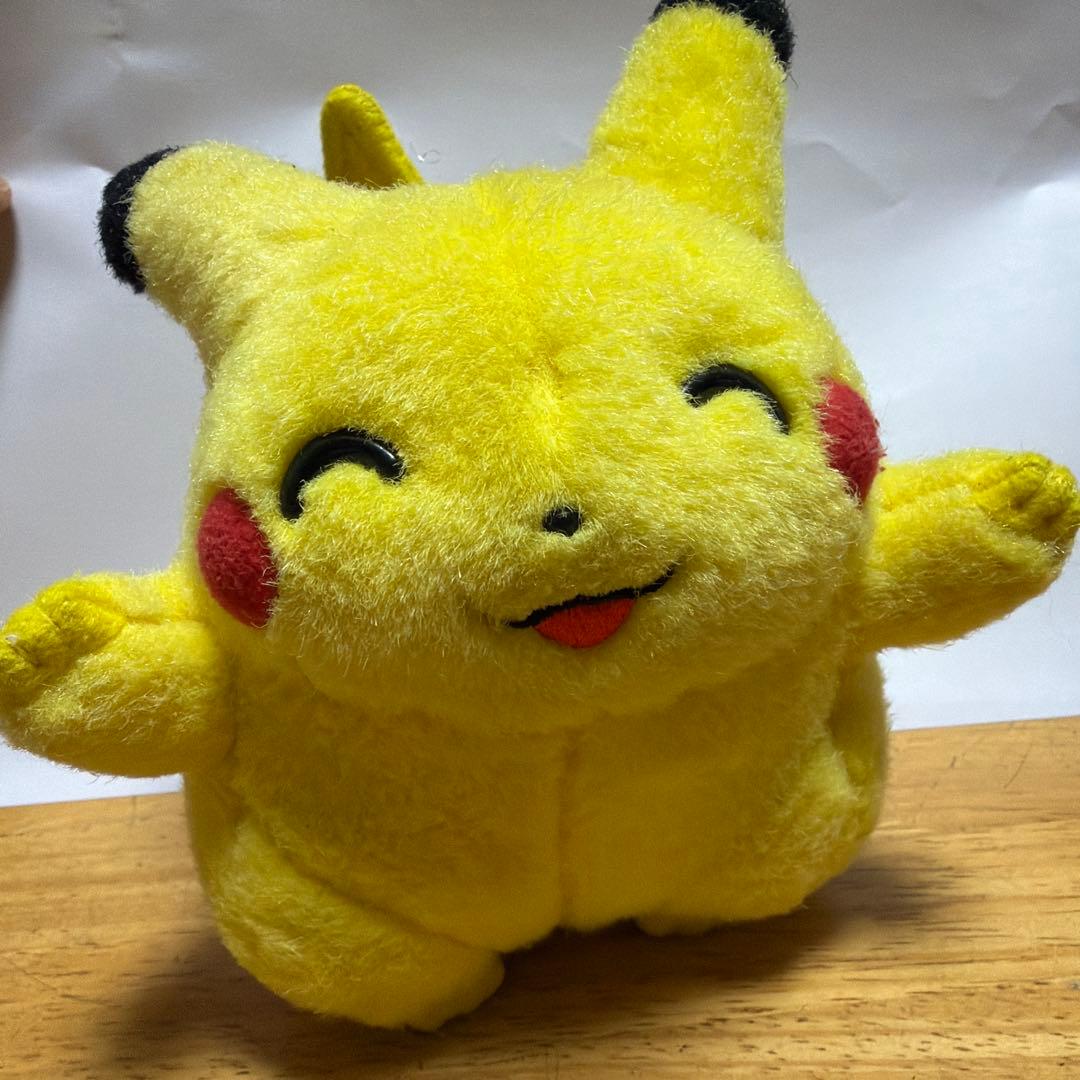 ✨レア✨初代✨にっこりバンザイ❣️ピカチュウのぬいぐるみ ピカチュウ ぬいぐるみ TOMY 初期 初代にっこり バンザイ ポケモン