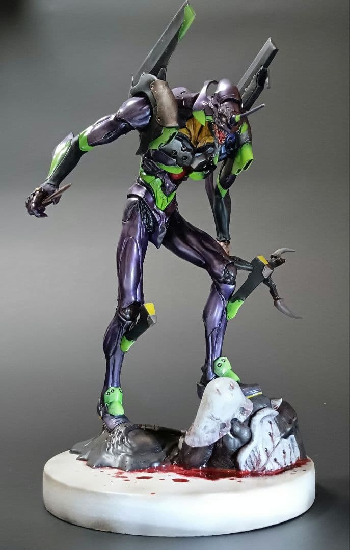 海洋堂 アートプラ エヴァンゲリオン 初号機 暴走 塗装済み完成品