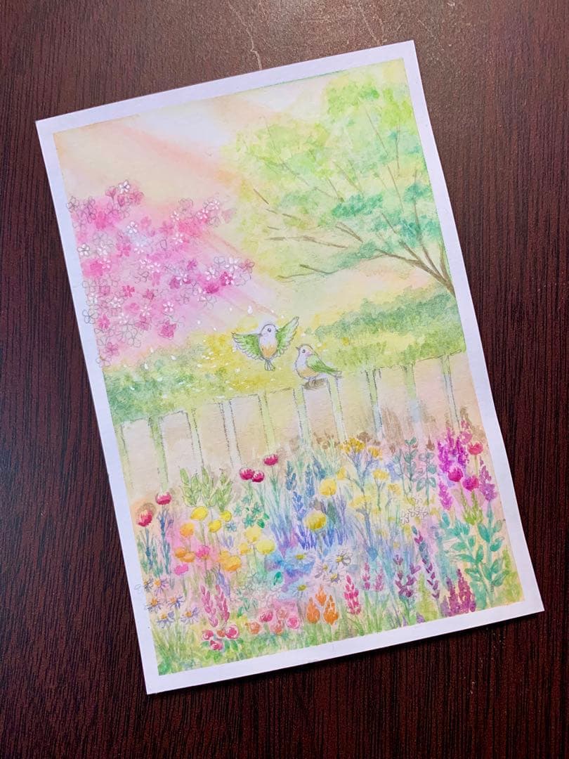 みみ様専用水彩画 春爛漫 値段は※900円です - メルカリ