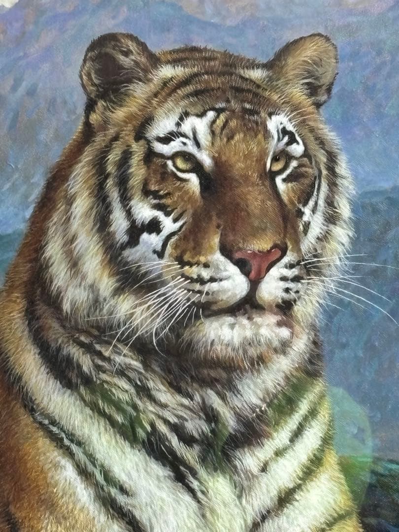 福田實「知床」油彩 F12 額装 油絵 油画 福田實「知床」油彩 F12 額装