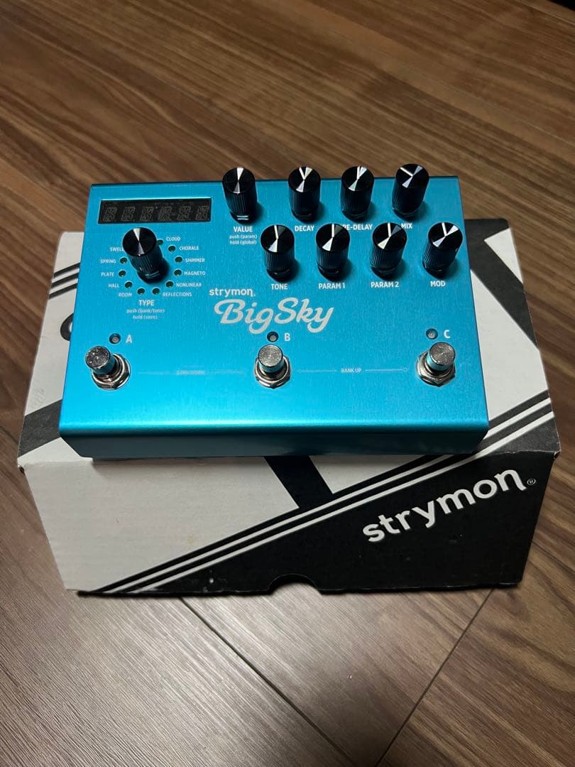 美品　アダプター付き　ストライモン　ビッグスカイ　strymon Big Sky Amazon | [国内正規品]Strymon:BigSky(ビッグスカイ/リバーブ