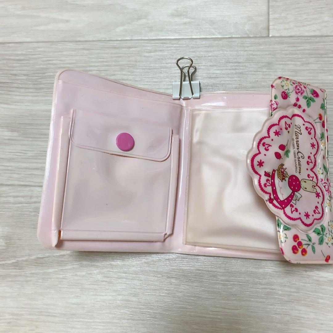 レトロ】サンリオ マロンクリーム 財布 ビニール財布 96年製 希少