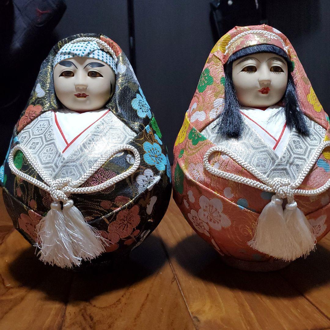 姫だるま　伝統的　日本人形　2体セット　縁起物 姫だるま】姫だるま特2号 商品詳細｜愛媛県松山市道後 姫だるま、伝統