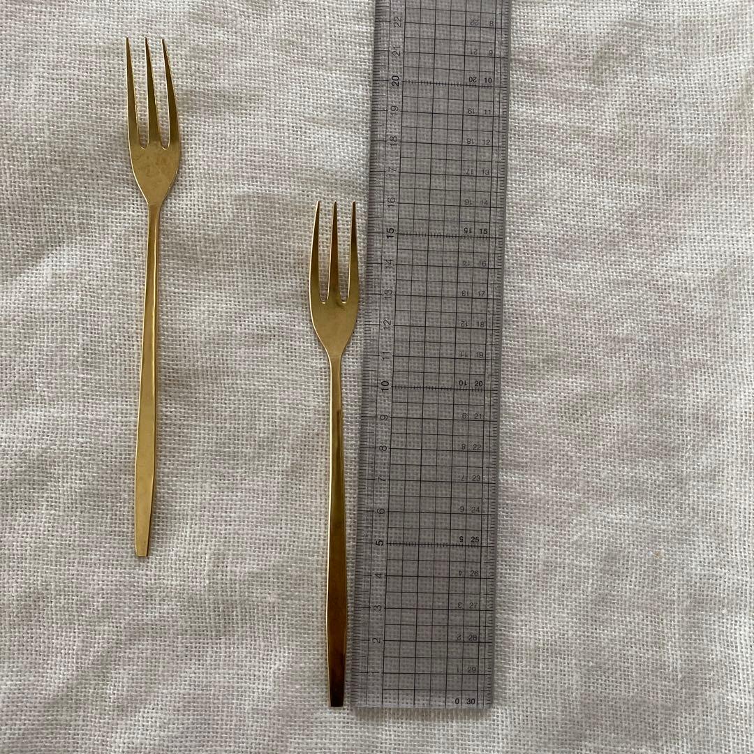 佐藤祐子　YUKO SATO 真鍮フォーク　2本セット