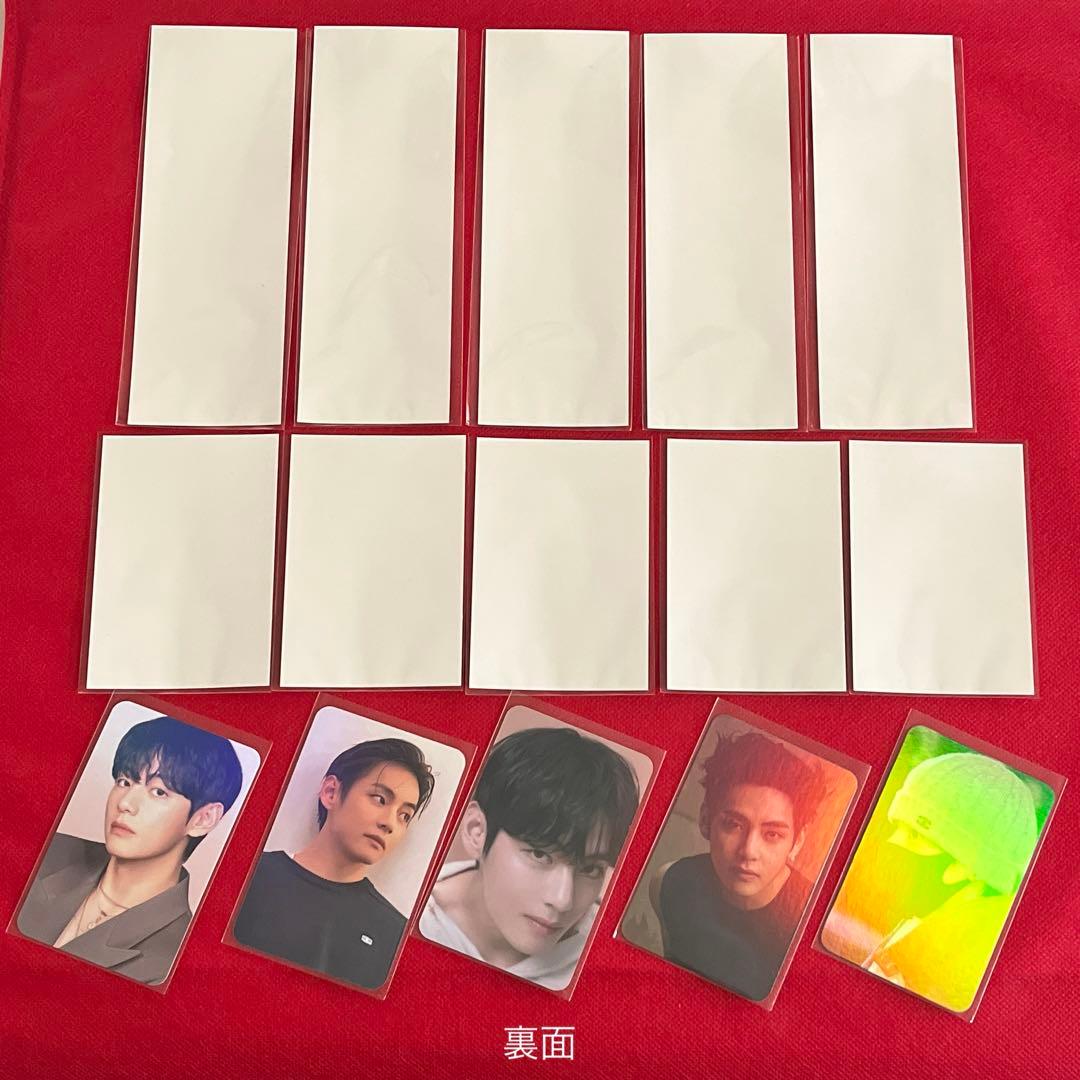 BTS ロングステッカー・ステッカー・ホログラム両面フォトカード等♡V