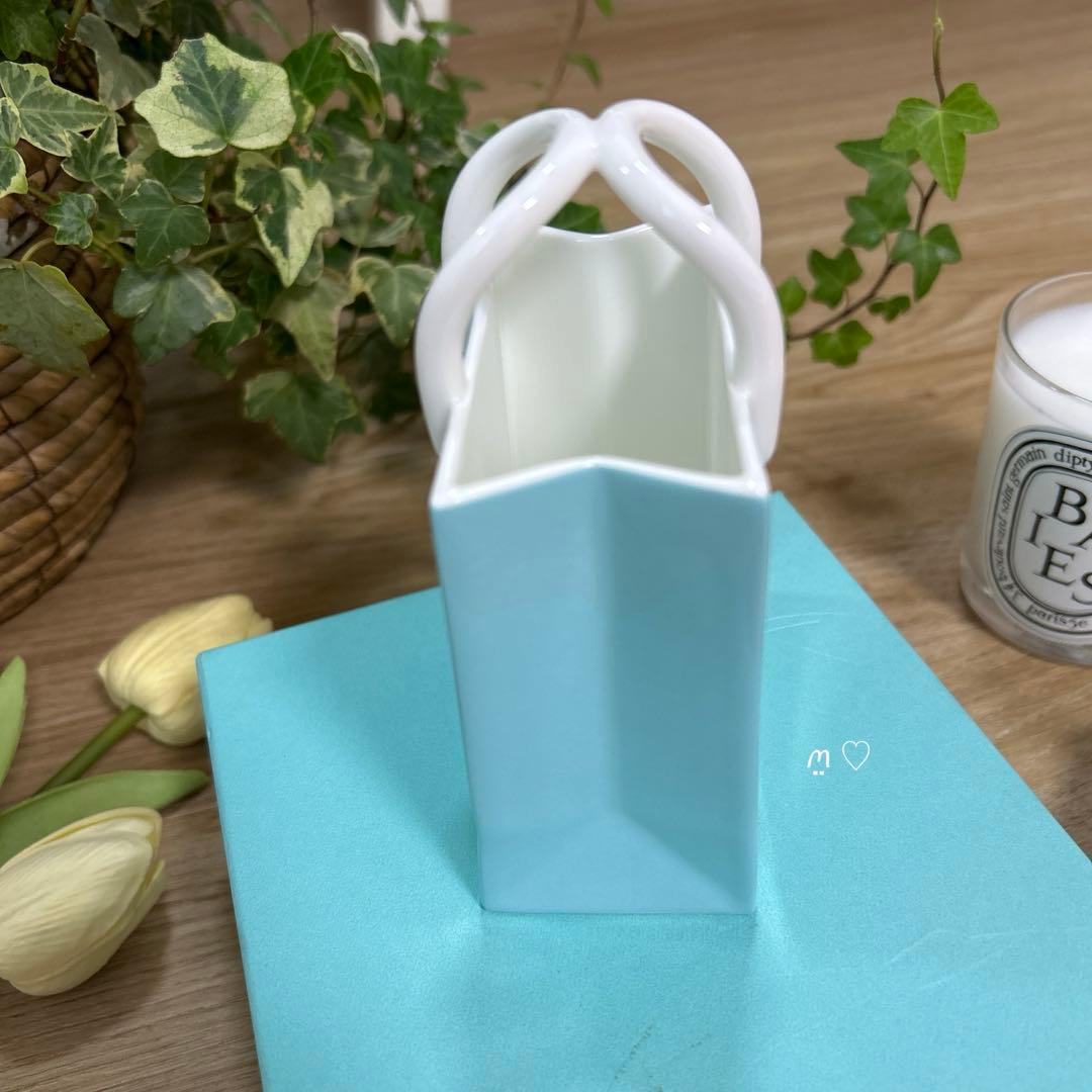ティファニー ショッパー ショッピングバッグ オーナメント 陶器