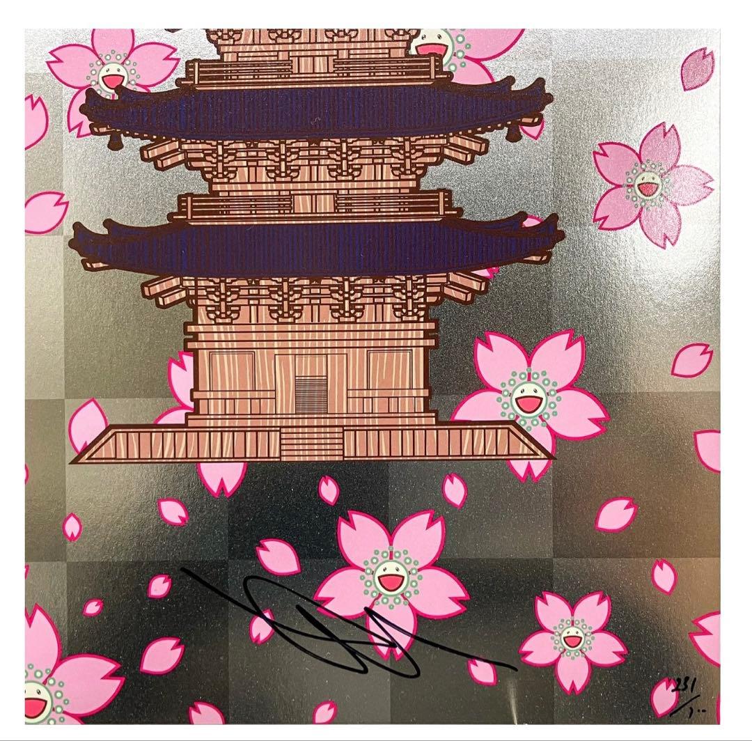 村上隆 京都の舞妓さん 赤に桜 ポスター Takashi Murakami - メルカリ