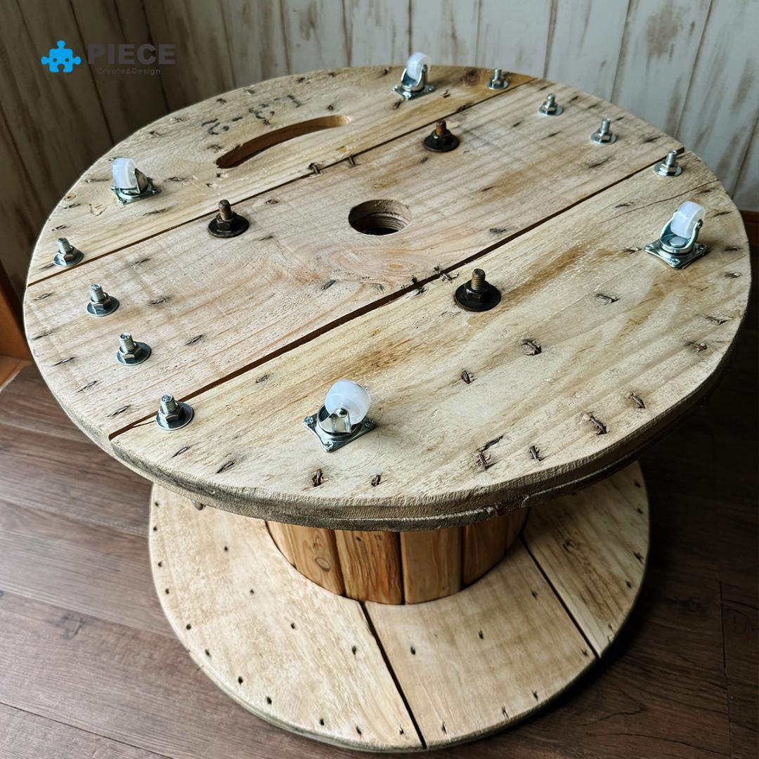 テーブル インダストリアル サイド ケーブル ドラム アメリカン GD76