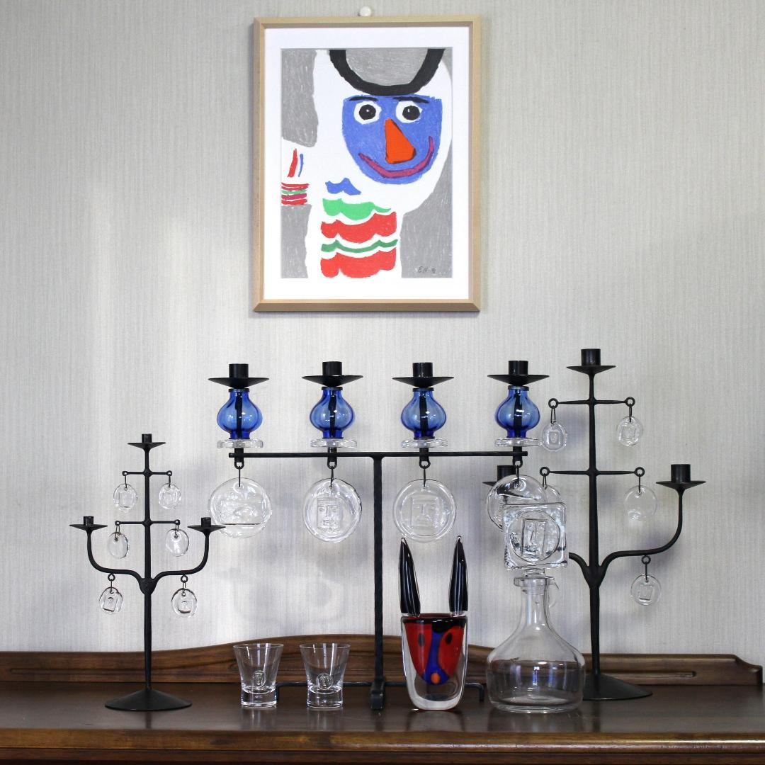 超貴重な後期作品】エリックホグラン ガラスオブジェ 北欧ヴィンテージ