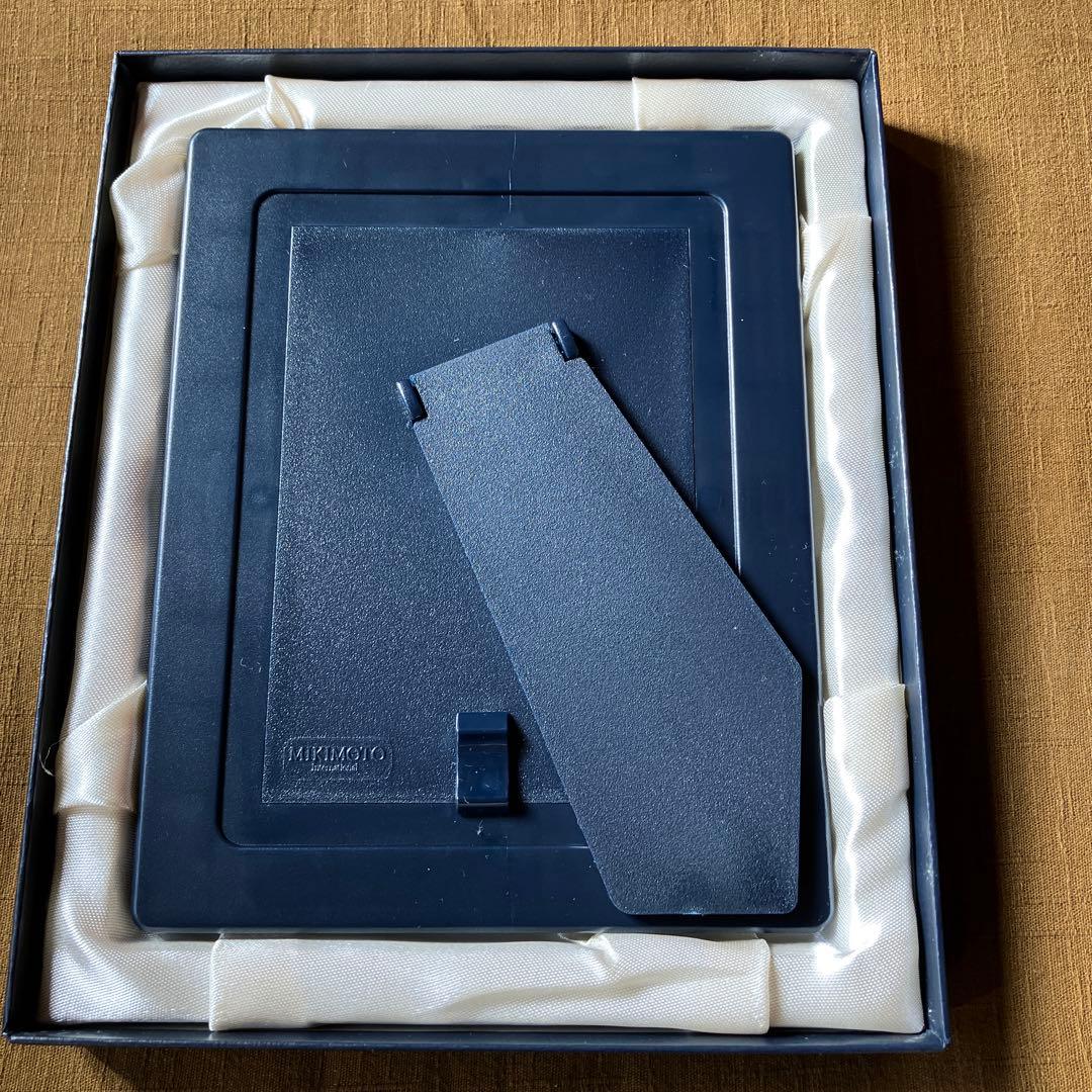 MIKIMOTO ミキモト フォトフレーム シルバー＆パール 写真立て 2014