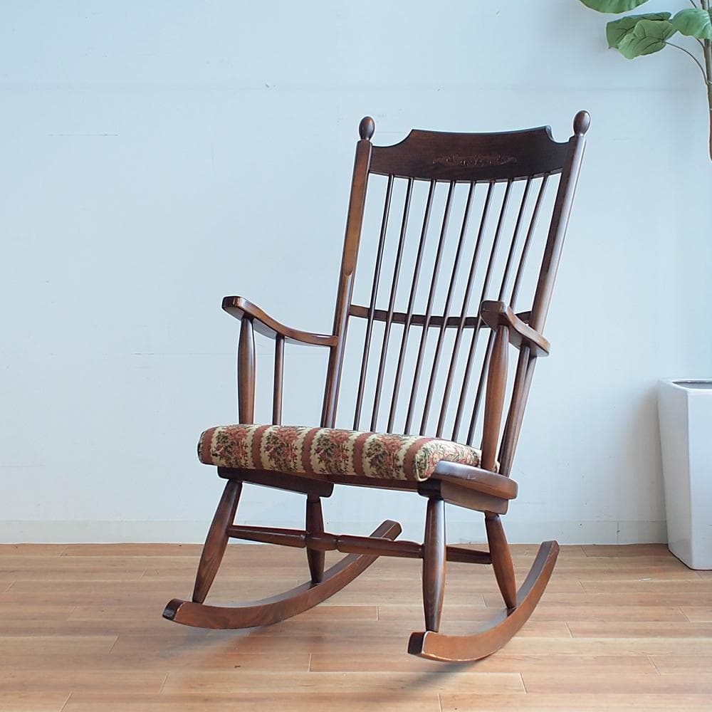 マツダ ロッキングチェア ビンテージ 昭和レトロ 楽天市場】ヴィンテージ 松田産業 マツダ フットレスト付 ロッキング