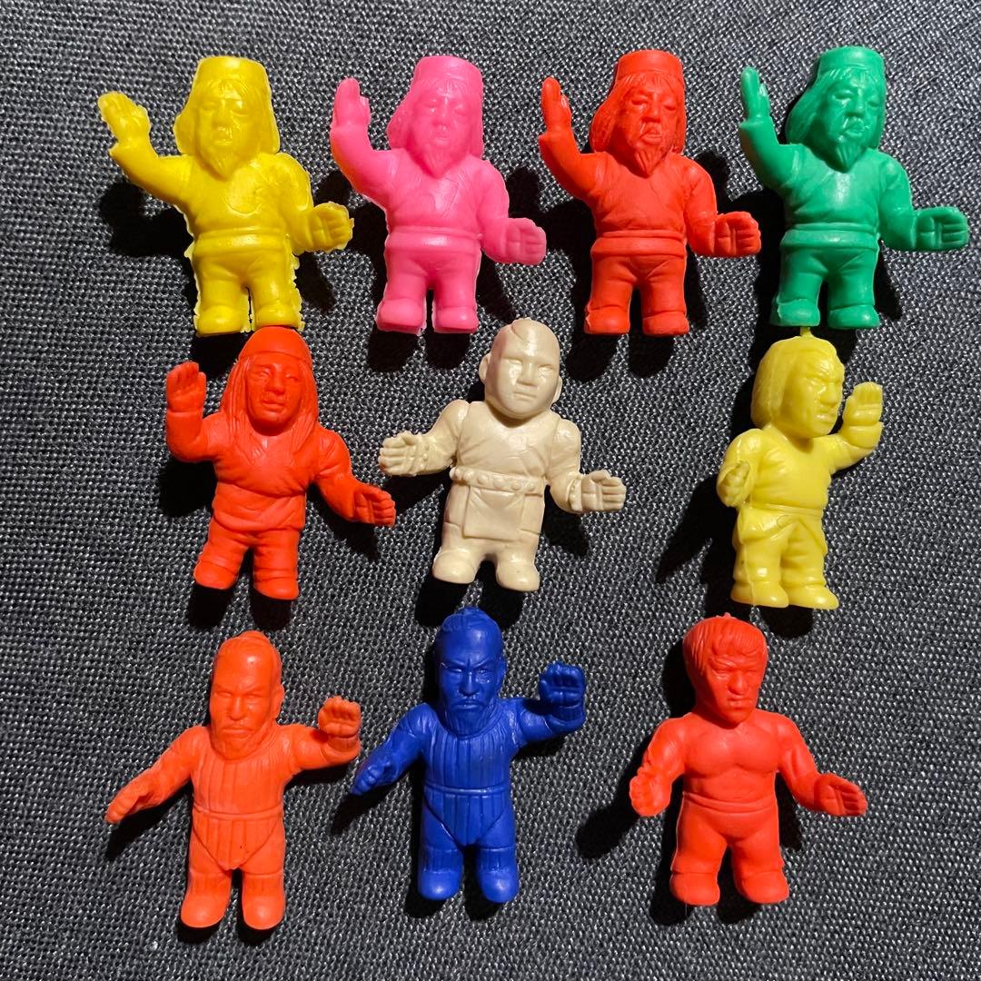 香港カンフースター消しゴム 10体セット 当時物 昭和レトロ 香港カンフースター消しゴム ジャッキー・チェン 当時物 昭和レトロ