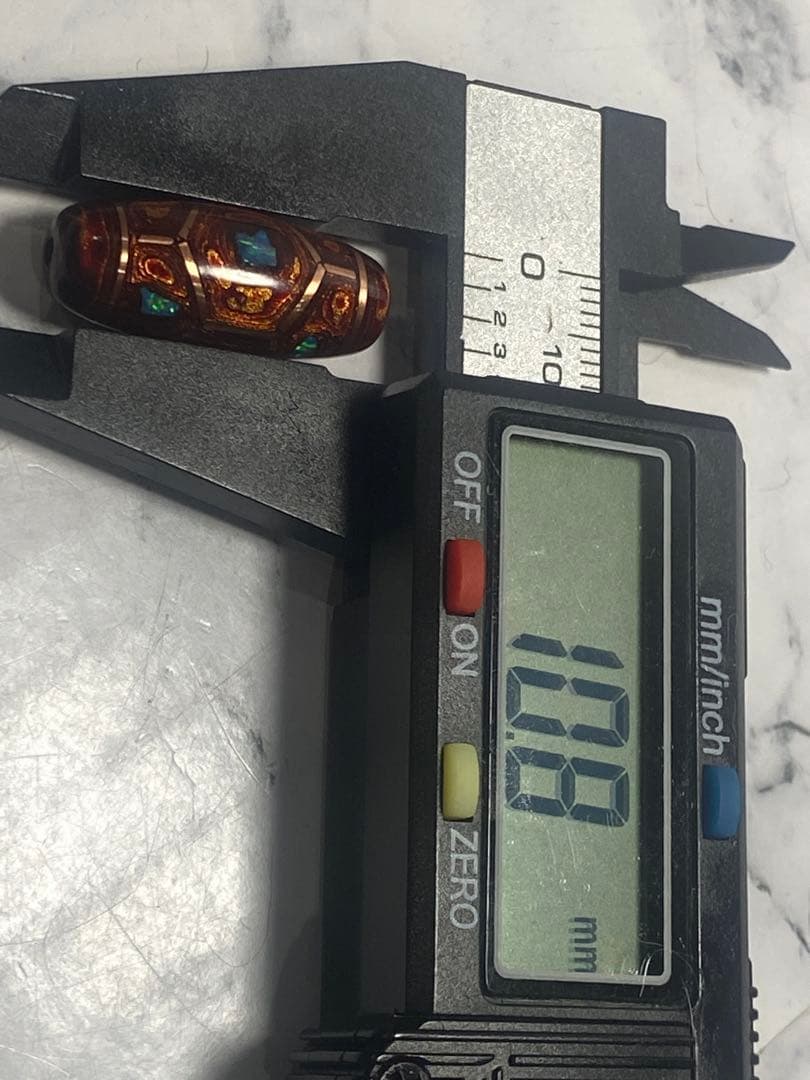 最高級天珠 大漆オパール銅線 九眼亀甲天珠 9個のオパール埋め込み