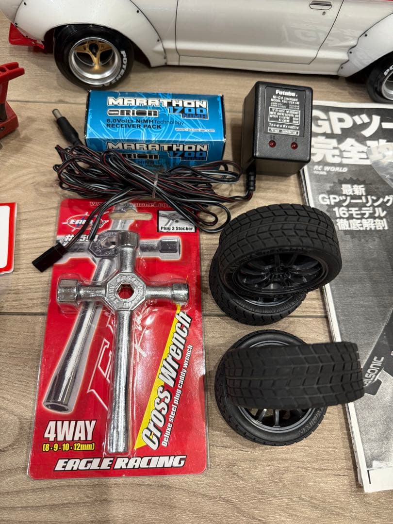 フルセット 良品 京商 ピュア10 gp10 ハコスカ エンジンカー ドリフト