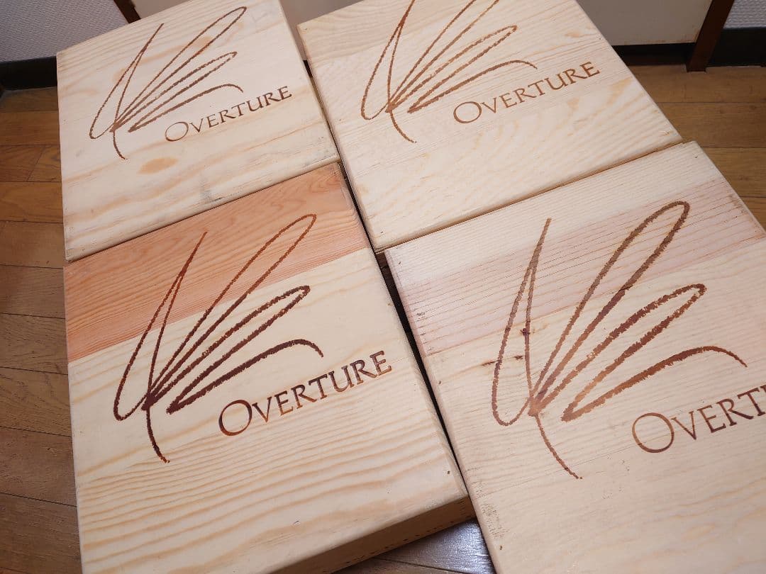 ♡OVERTURE木箱♡オヴァチュア♡ワイン木箱♡4箱セット♡ znwood76_1.jpg