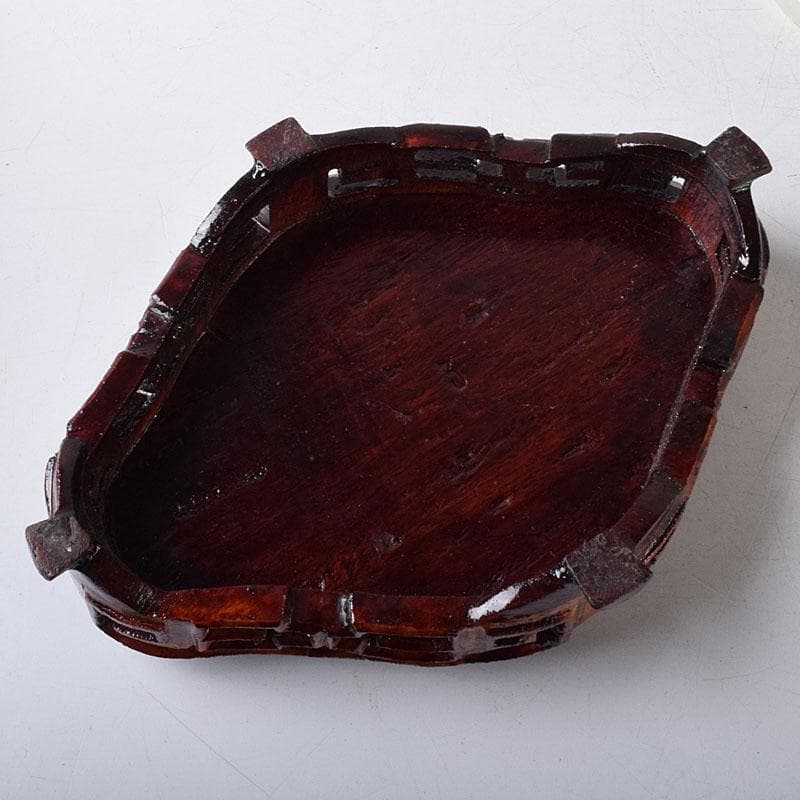 中国 玉石彫刻 雙耳活環 獅子鈕蓋爐 三足香炉 唐木台付 C 8256 - メルカリ