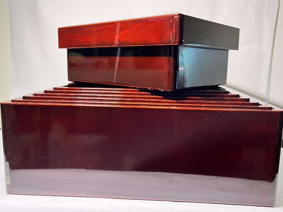 No 14 【春慶塗り七つ鉢 】１組（７個）定価：350,000円 慶弔盆 7寸 - 飛騨春慶塗 （飛騨高山の伝統工芸） - 山田春慶店