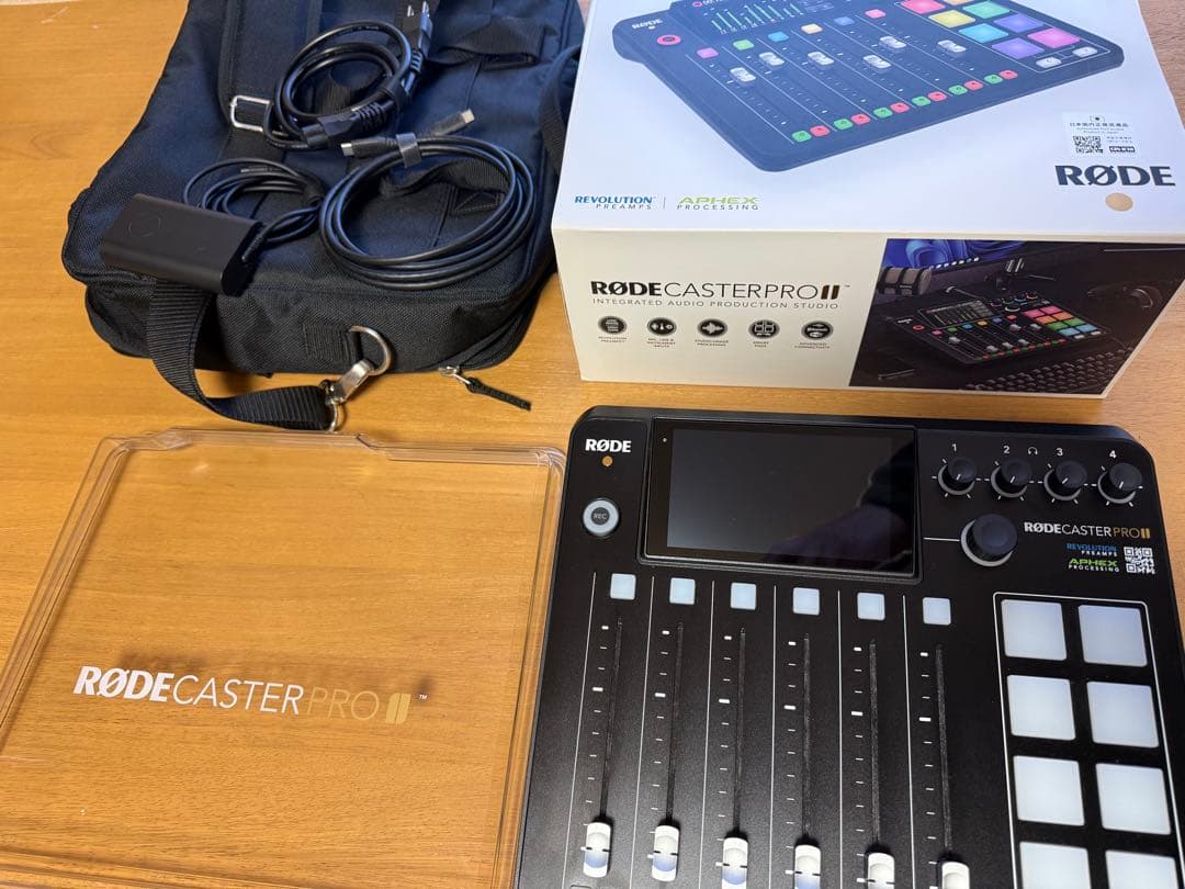 RODECaster Pro II +専用カバー+TASCAMバッグセット RODECaster Pro II +専用カバー+TASCAMバッグセット