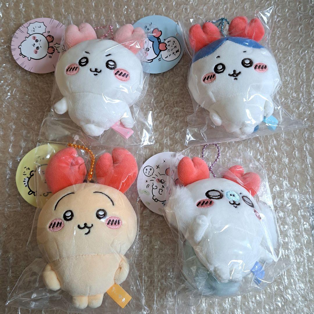 ちいかわロブスターなうさぎカニなモモンガマスコットぬいぐるみ