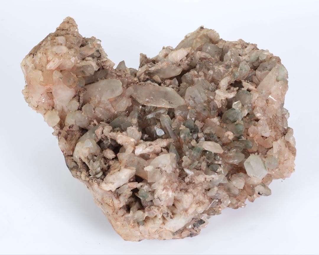 マニカラン産 ピンククラスター ヒマラヤ水晶 7.5kg 鑑賞石 天然石 原石