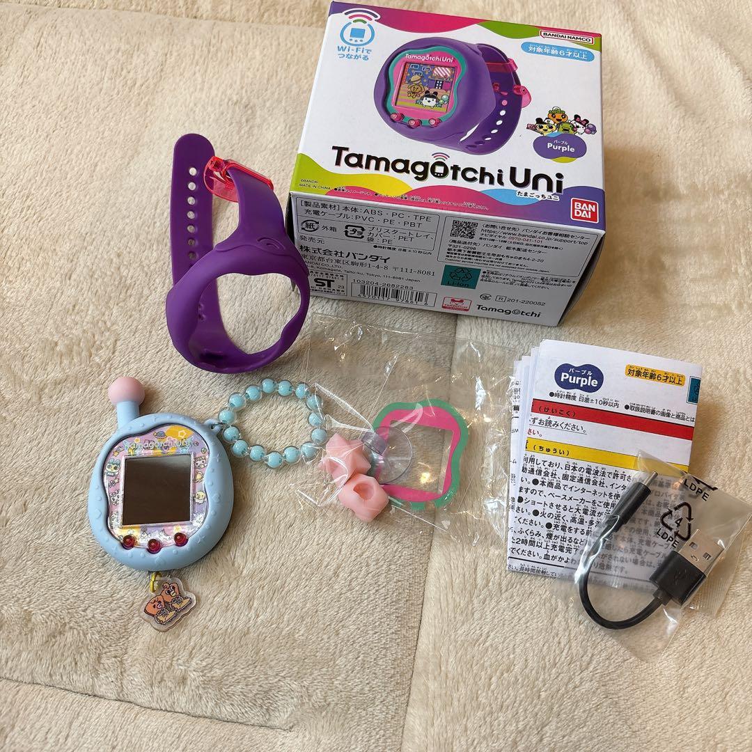 たまごっち ユニ Tamagotchi Uni 紫色 Wi-Fi対応 Tamagotchi Uni Purple（たまごっち ユニ パープル） BANDAI｜バンダイ