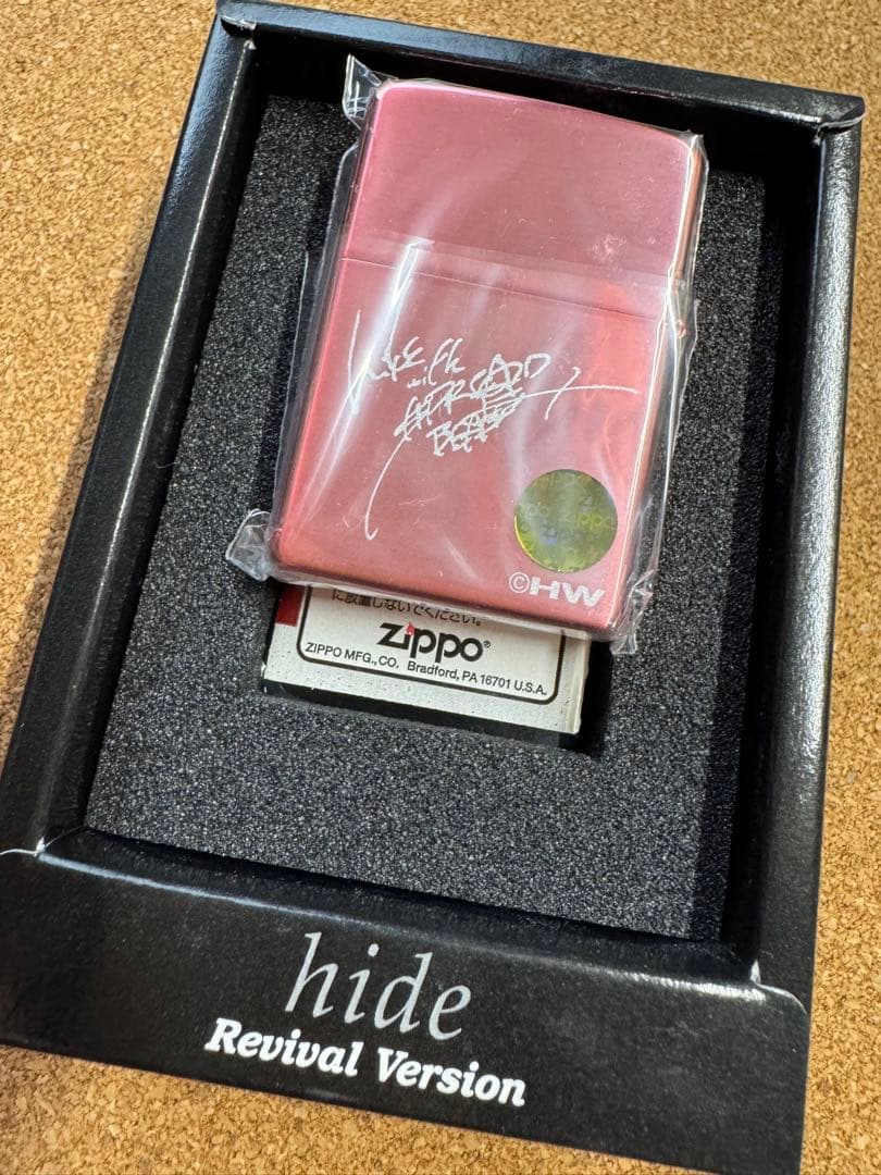 超希少 hide ピンクスパイダー Zippo ライター XJAPAN 超希少 hide 超